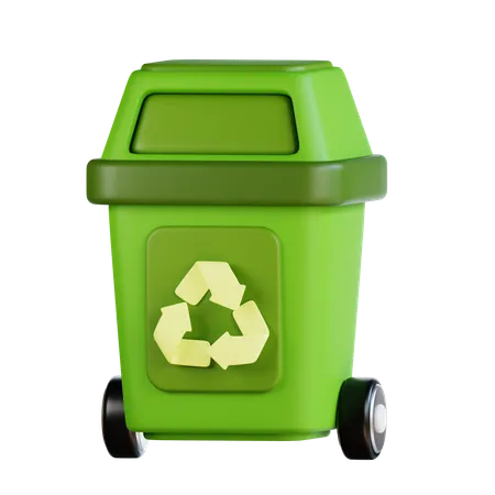 Recycelter Abfall  3D Icon