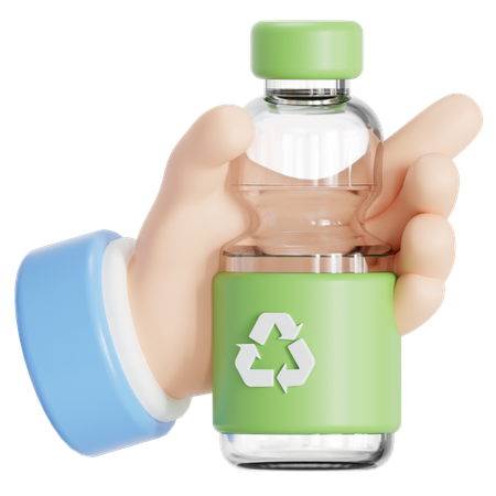 Recyclable bottle  3D Icon