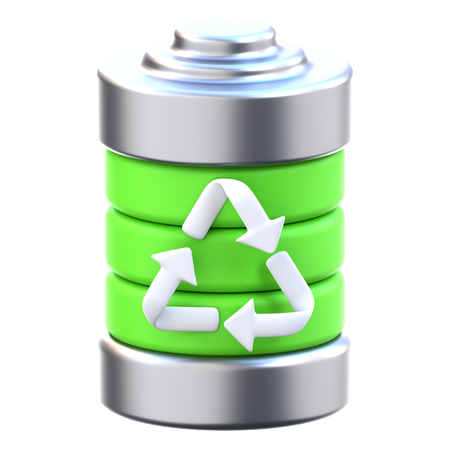 Recyclage de la batterie  3D Icon