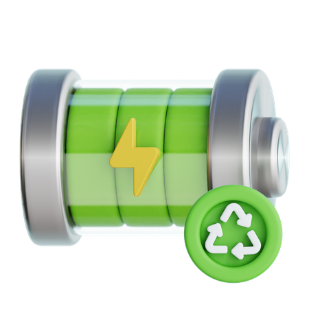 Recyclage des batteries  3D Icon