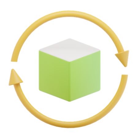 Recyclage des boîtes  Icône 3D