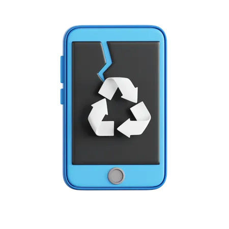 Recyclage électronique  3D Icon