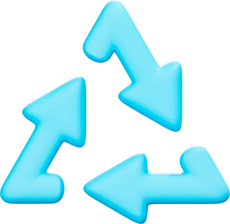 재활용  3D Icon