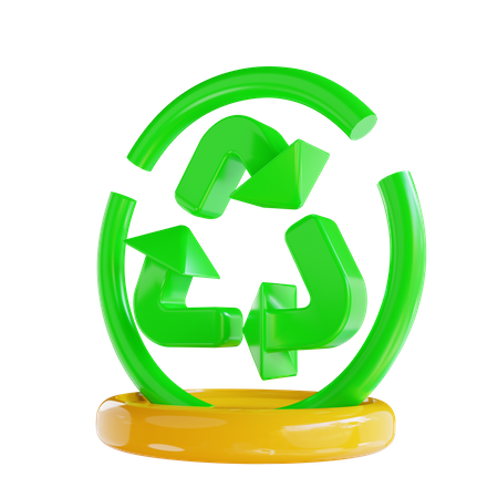 Recycle  3D Illustration