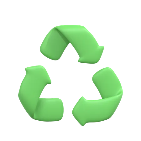 Recycle 3 D Ecology Icon 3D Icon