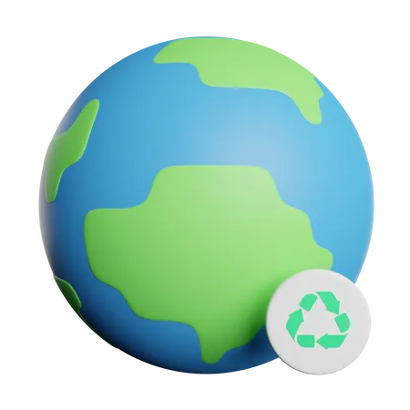 Recycle Ecology Earth 3D Icon