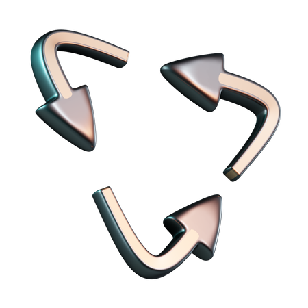 Recycle Arrow  3D Icon