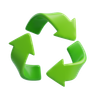 recycle arrow emoji 3d