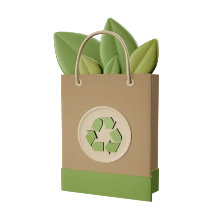 Recycle Bag  3D Icon