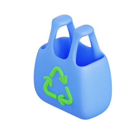 Recycle Bag  3D Icon