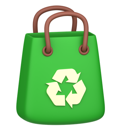 Recycle Bag  3D Icon