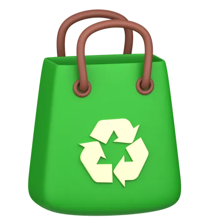 Recycle Bag  3D Icon