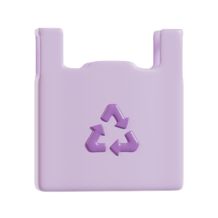 Recycle Bag  3D Icon