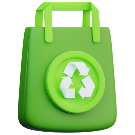 Recycle Bag  3D Icon