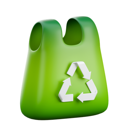 Recycle Bag  3D Icon
