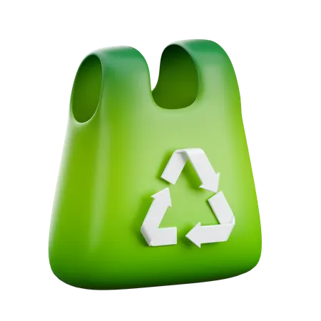 Recycle Bag  3D Icon