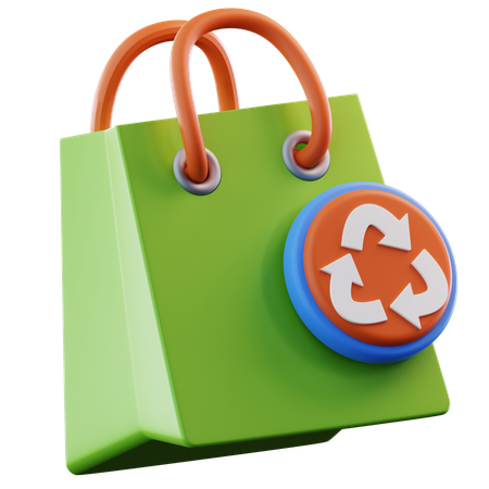 Recycle Bag  3D Icon