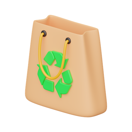 Recycle Bag  3D Icon