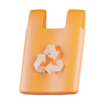 Recycle Bag  3D Icon