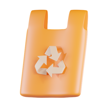 Recycle Bag  3D Icon