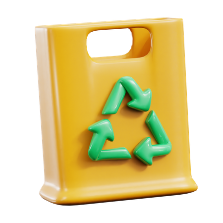 Recycle Bag  3D Icon
