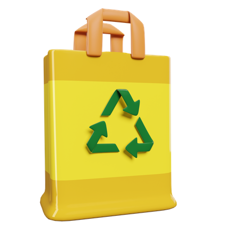 Recycle Bag  3D Illustration