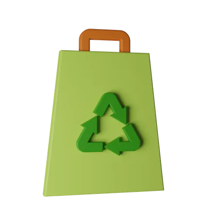 Bin Recycle Ecology 3D Icon