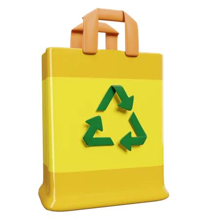 Recycle Bag  3D Illustration