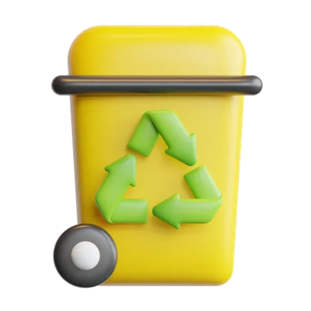 Recycle bin  3D Icon