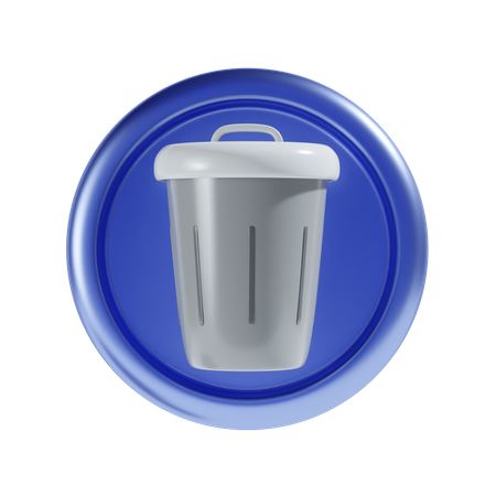 Recycle bin  3D Icon