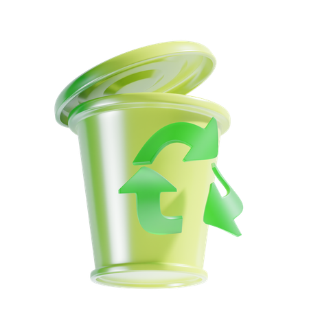 Recycle Bin  3D Icon