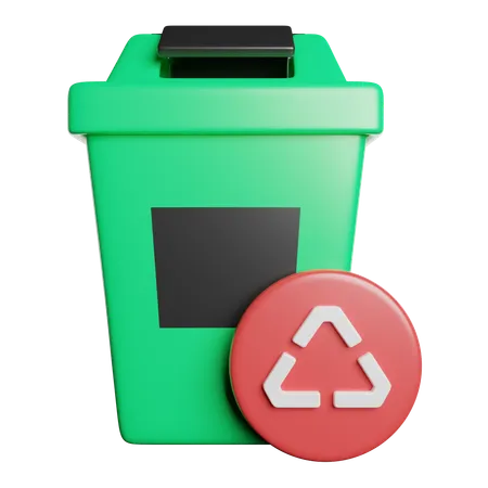 Recycle Bin Tree 3D Icon