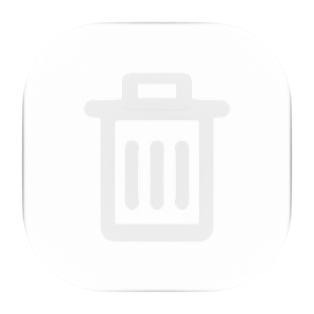 쓰레기통  3D Icon