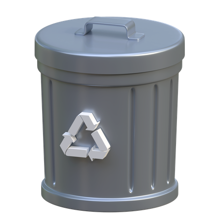 Recycle Bin  3D Icon