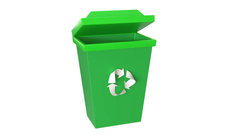 Recycle Bin  3D Icon