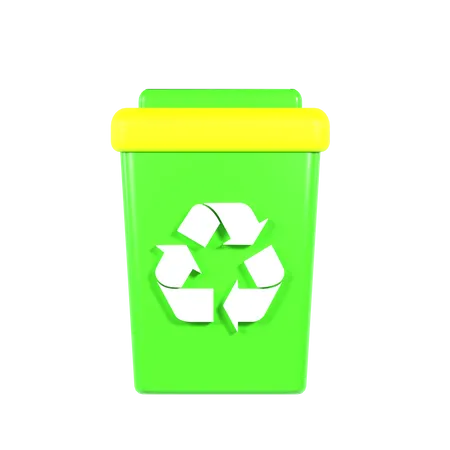 Recycle Bin  3D Icon