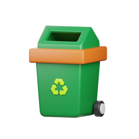 Recycle Bin  3D Icon