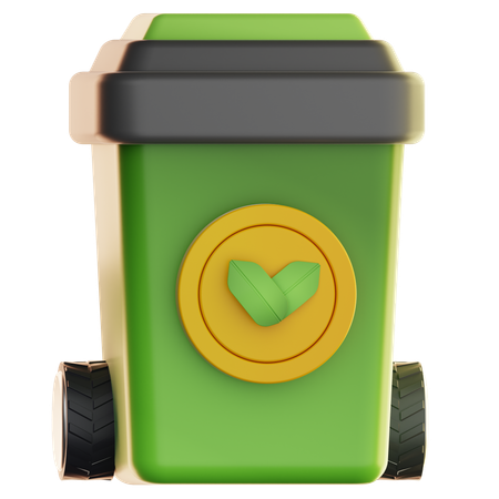 Recycle Bin  3D Icon