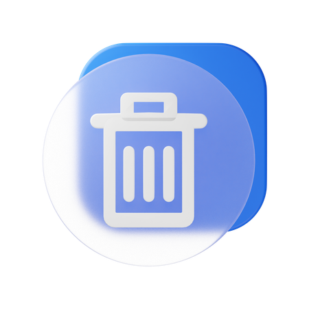 Recycle Bin  3D Icon