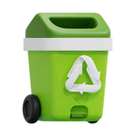 Recycle Bin  3D Icon