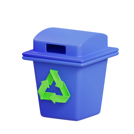 Recycle Bin  3D Icon