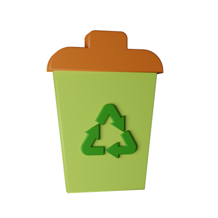 Recycle Bin  3D Icon