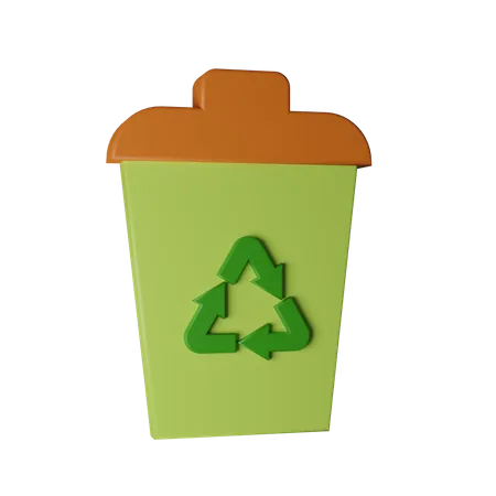 Recycle Bin  3D Icon