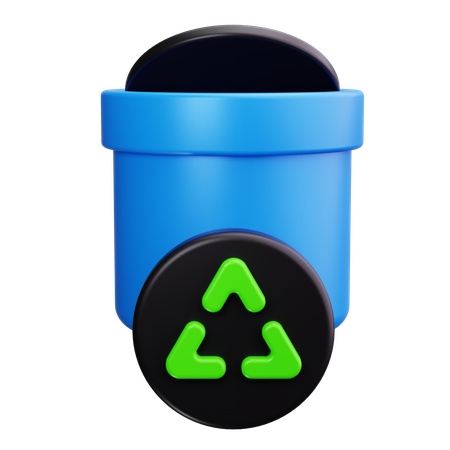 Recycle bin  3D Icon