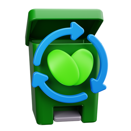 Recycle Bin  3D Icon