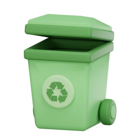 Recycle Bin  3D Icon