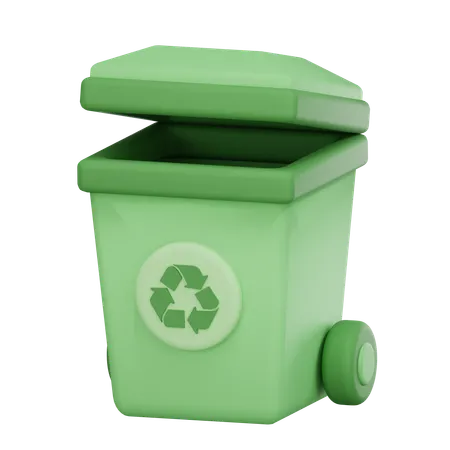 Recycle Bin  3D Icon
