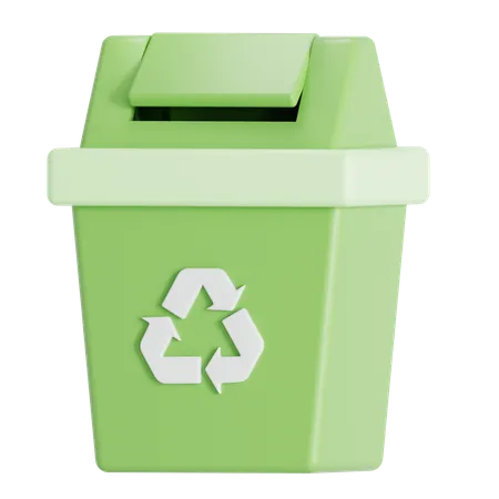 Recycle bin  3D Icon