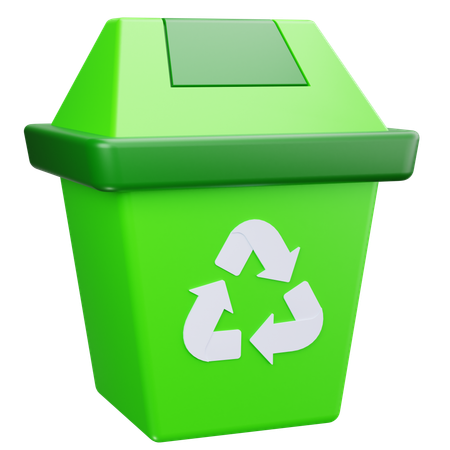Recycle Bin  3D Icon