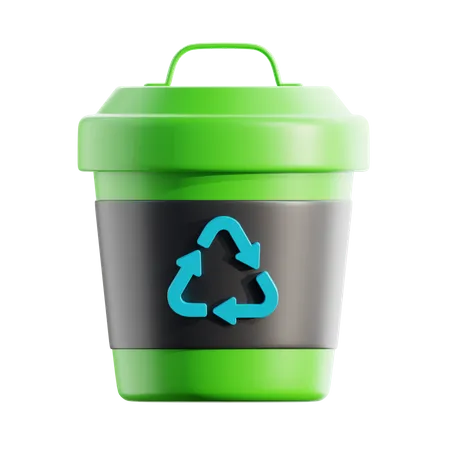 Recycle Bin  3D Icon